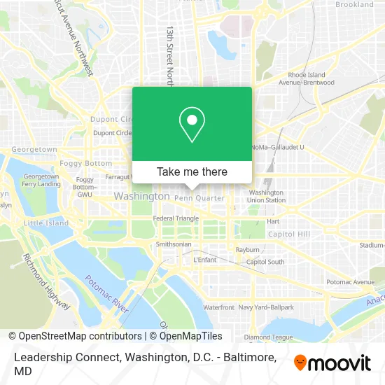 Leadership Connect map