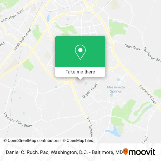 Daniel C. Ruch, Pac map