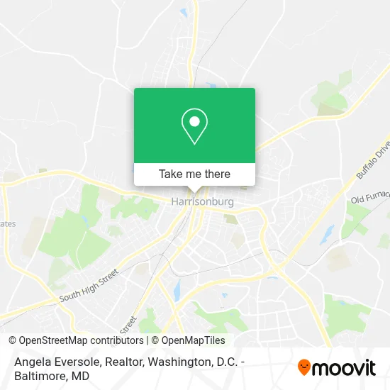 Angela Eversole, Realtor map