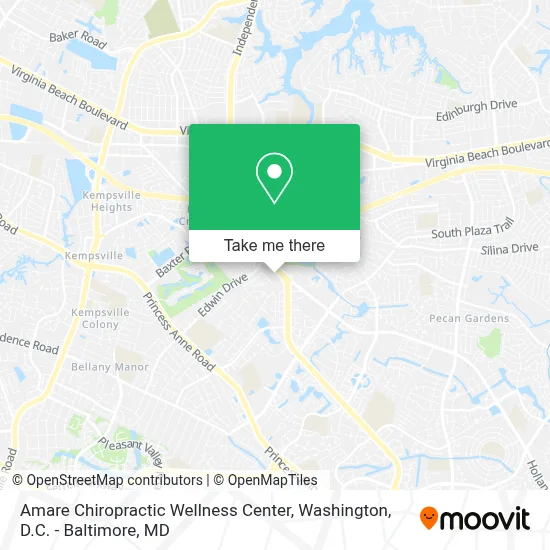 Amare Chiropractic Wellness Center map