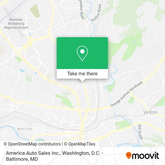 America Auto Sales Inc. map