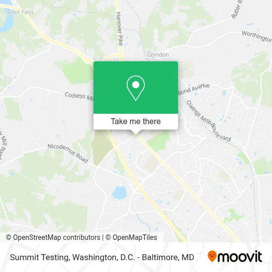 Summit Testing map