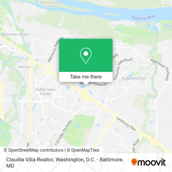 Claudia Villa Realtor map