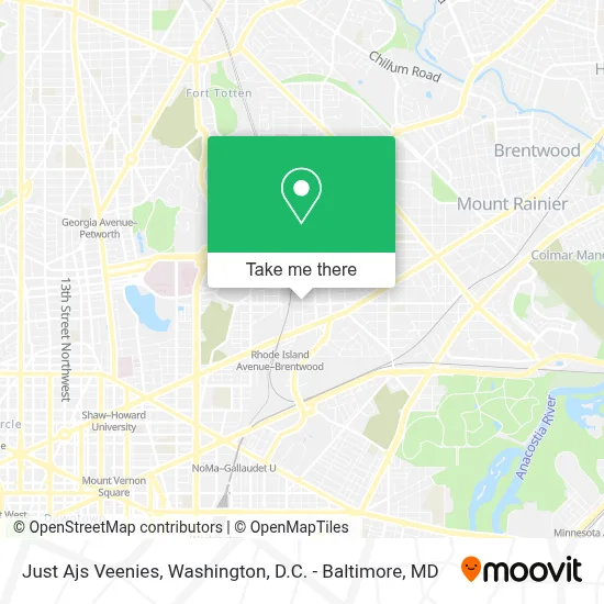 Just Ajs Veenies map