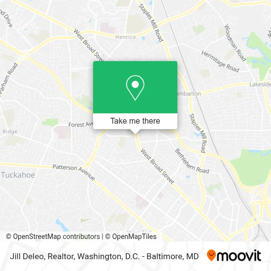 Jill Deleo, Realtor map