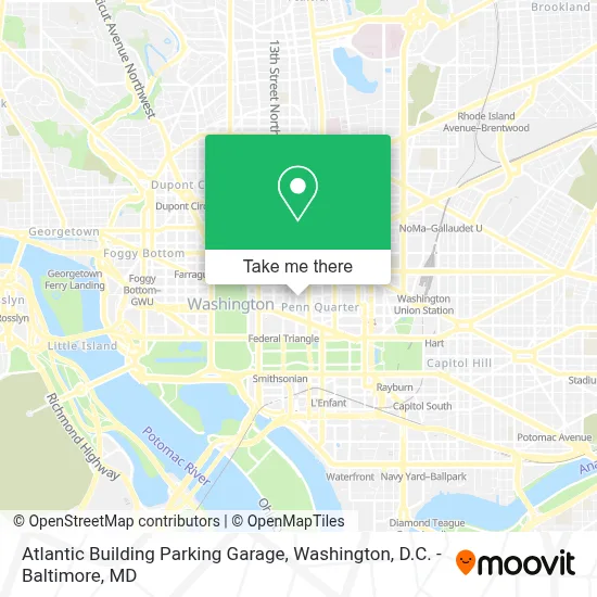 Atlantic Building Parking Garage map