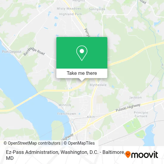 Ez-Pass Administration map