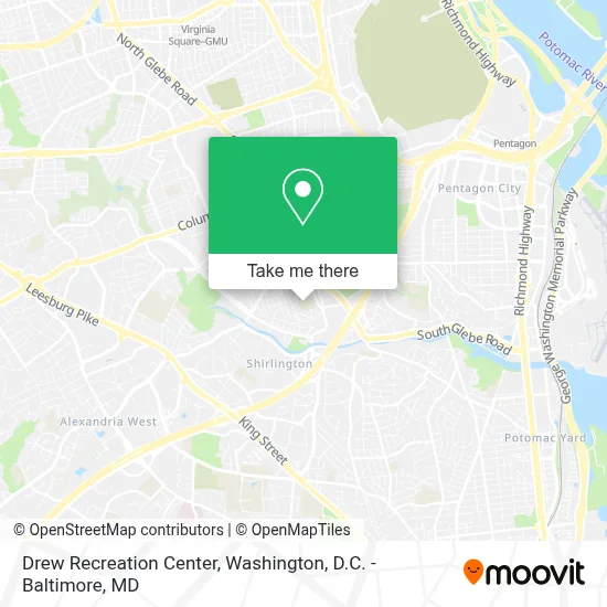 Drew Recreation Center map