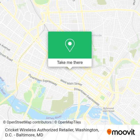 Cricket Wireless Authorized Retailer map