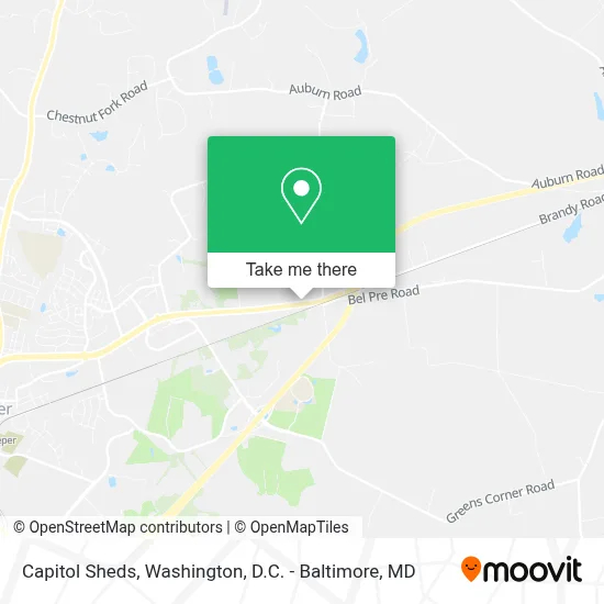 Capitol Sheds map
