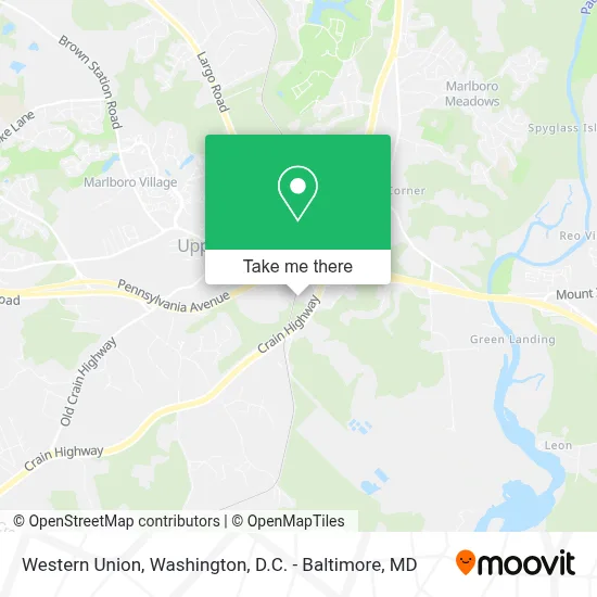 Western Union map