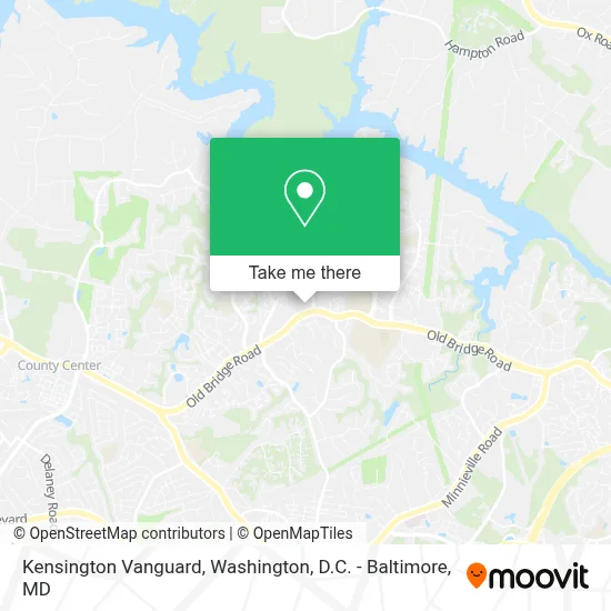 Kensington Vanguard map