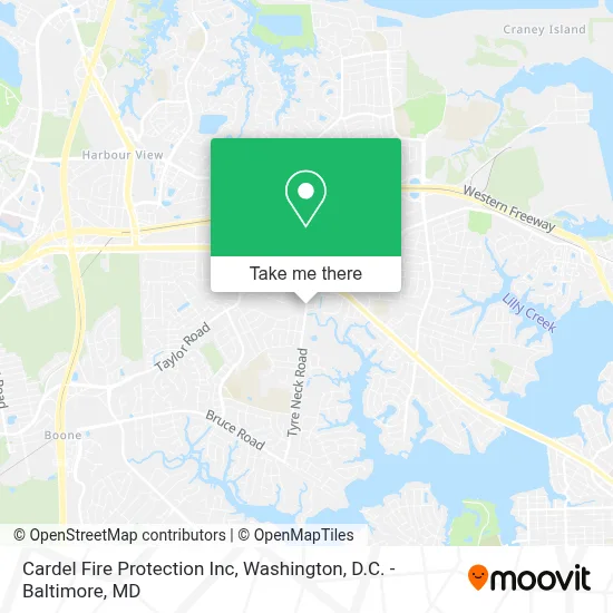 Cardel Fire Protection Inc map