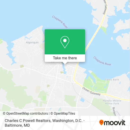 Charles C Powell Realtors map