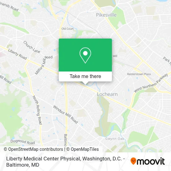 Liberty Medical Center Physical map