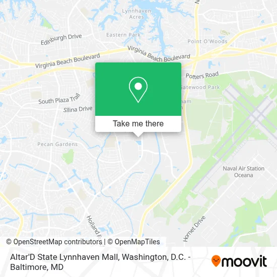 Altar'D State Lynnhaven Mall map