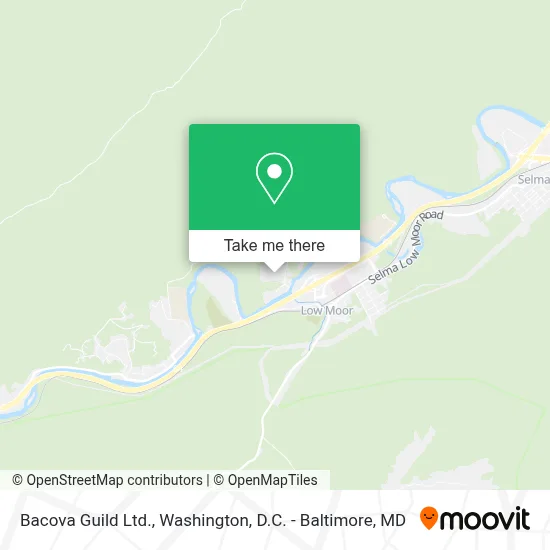 Bacova Guild Ltd. map