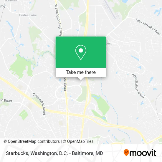 Starbucks map