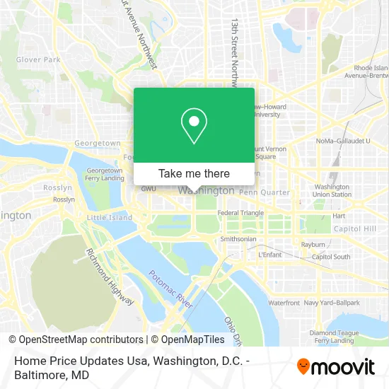 Home Price Updates Usa map