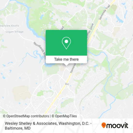 Wesley Shelley & Associates map