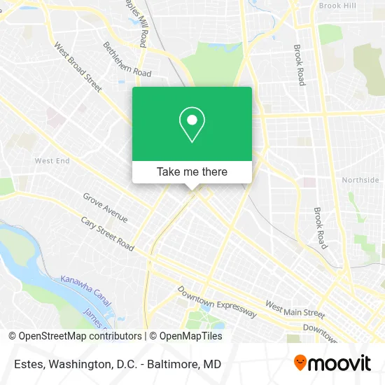 Estes map