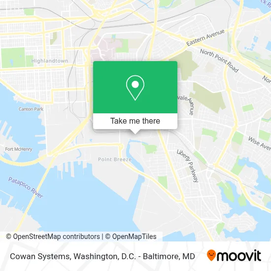 Cowan Systems map