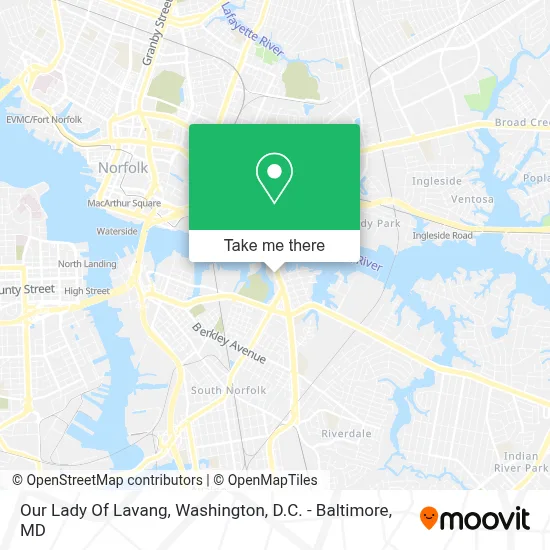 Our Lady Of Lavang map