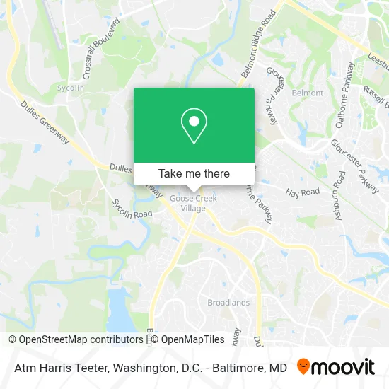 Atm Harris Teeter map