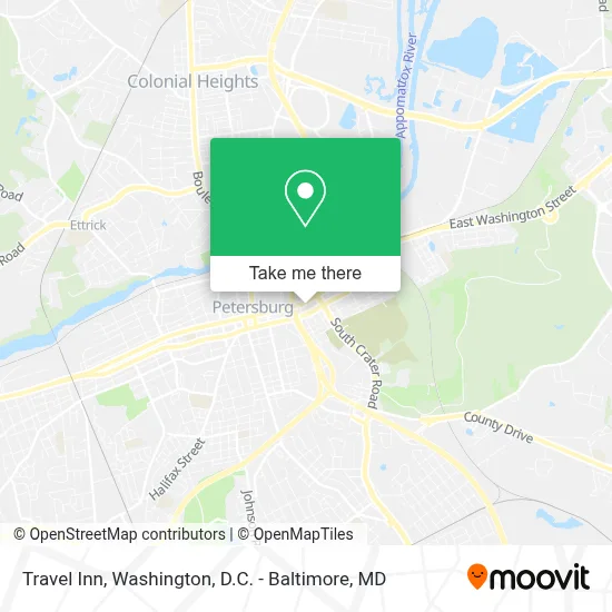 Travel Inn map