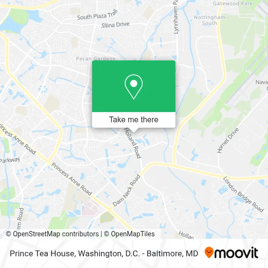 Prince Tea House map
