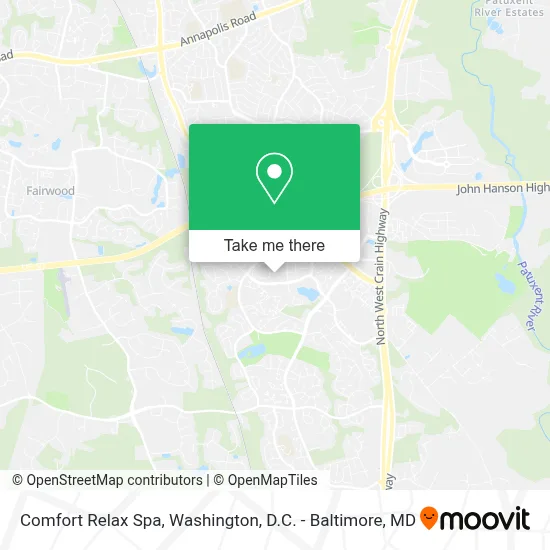 Comfort Relax Spa map