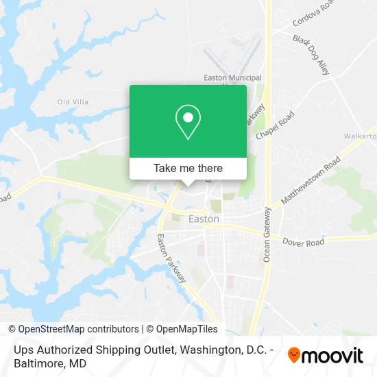 Ups Authorized Shipping Outlet map
