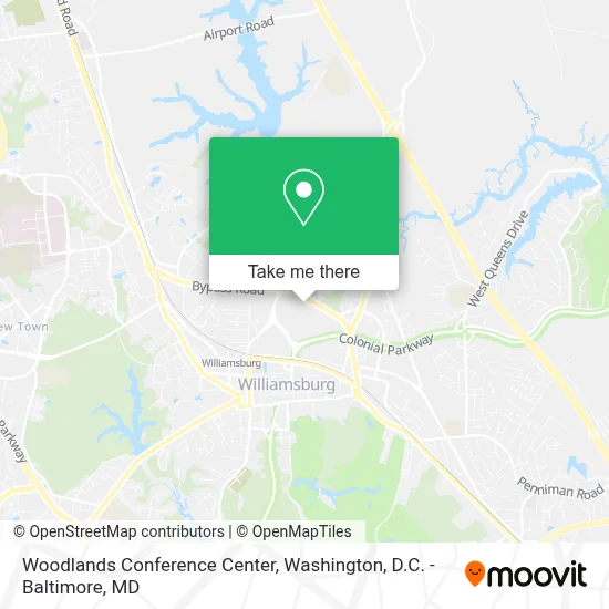 Woodlands Conference Center map