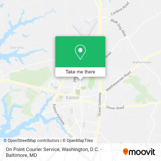 On Point Courier Service map