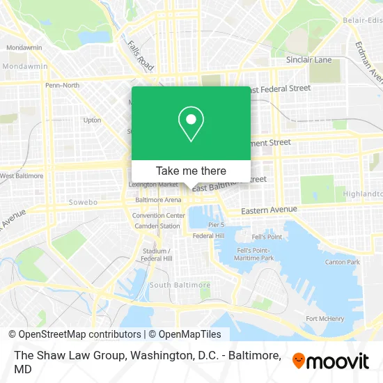 The Shaw Law Group map