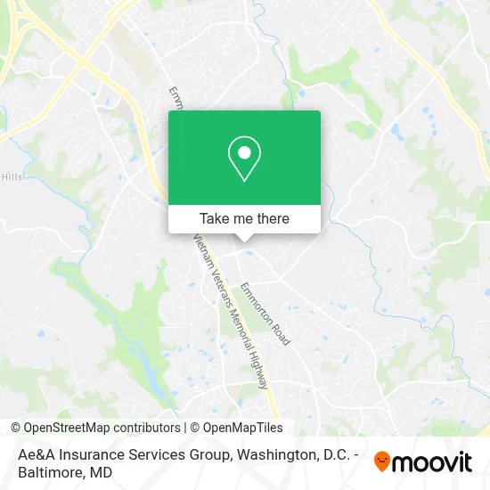 Ae&A Insurance Services Group map