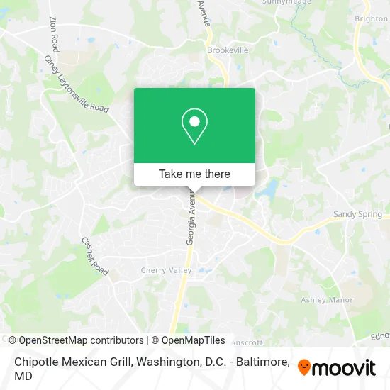 Chipotle Mexican Grill map