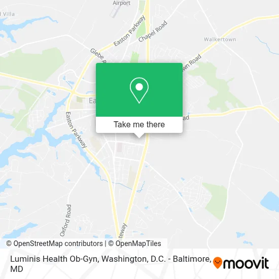 Luminis Health Ob-Gyn map