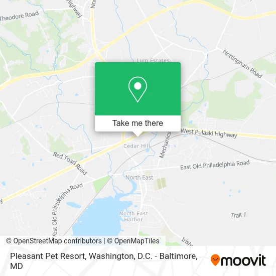 Pleasant Pet Resort map