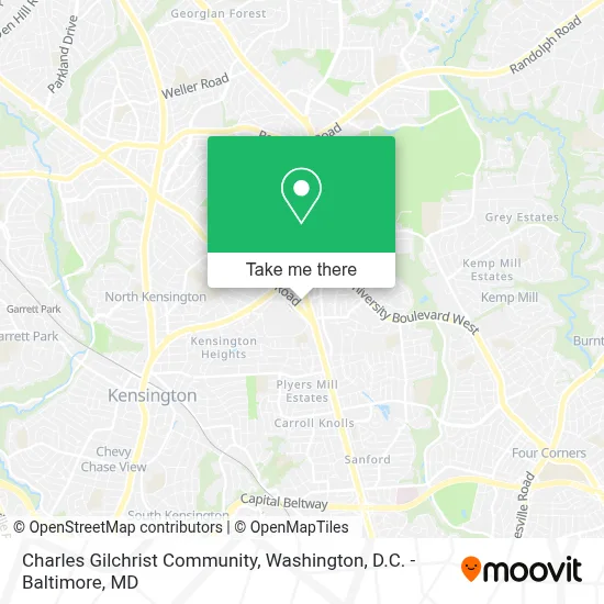 Charles Gilchrist Community map