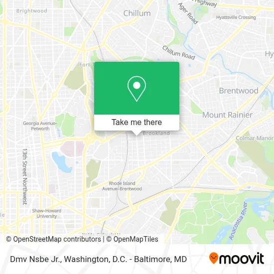 Dmv Nsbe Jr. map