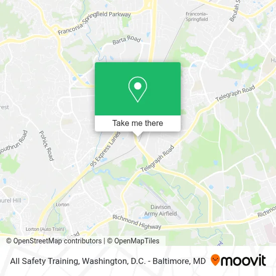 All Safety Training map