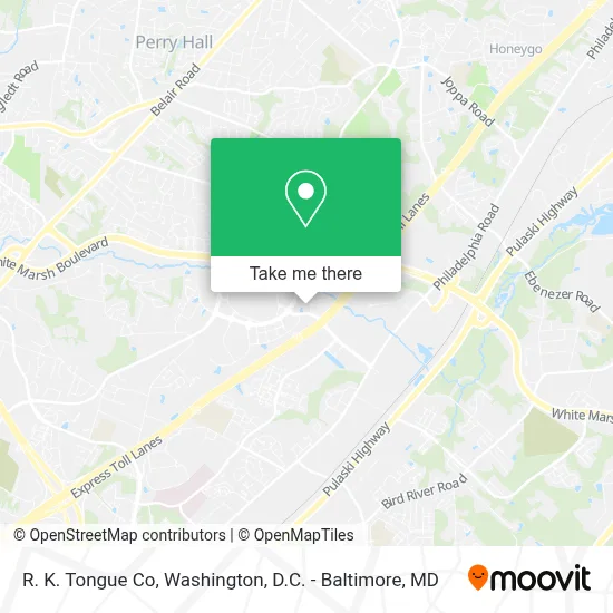 R. K. Tongue Co map
