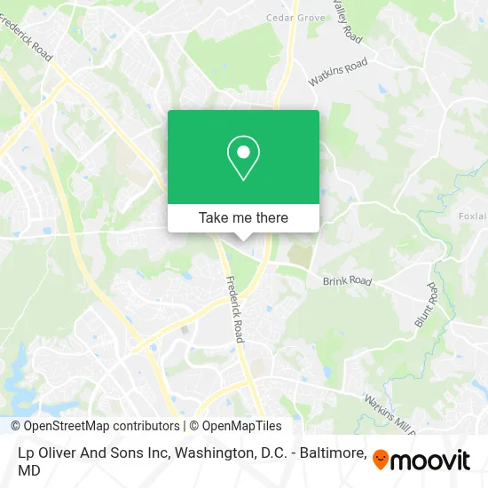 Lp Oliver And Sons Inc map
