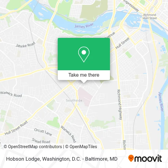 Hobson Lodge map