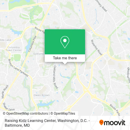 Raising Kidz Learning Center map