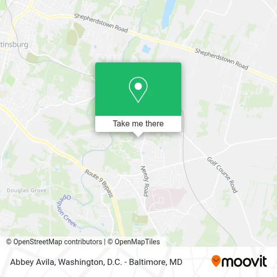 Abbey Avila map