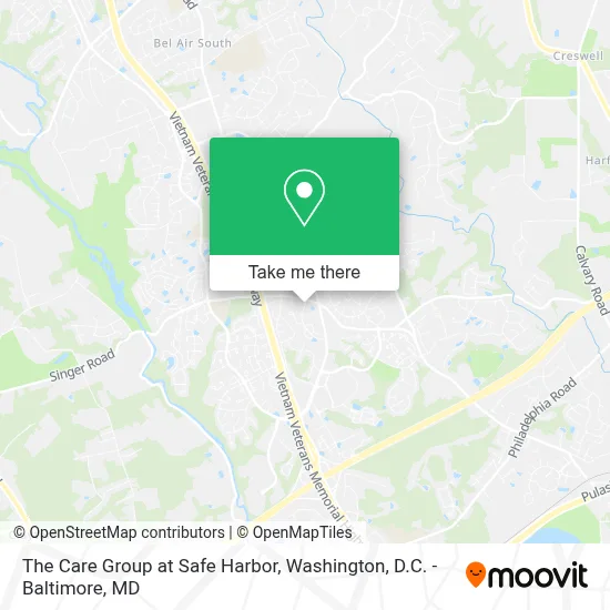 The Care Group at Safe Harbor map