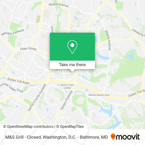 M&S Grill - Closed map