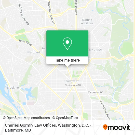 Charles Gormly Law Offices map